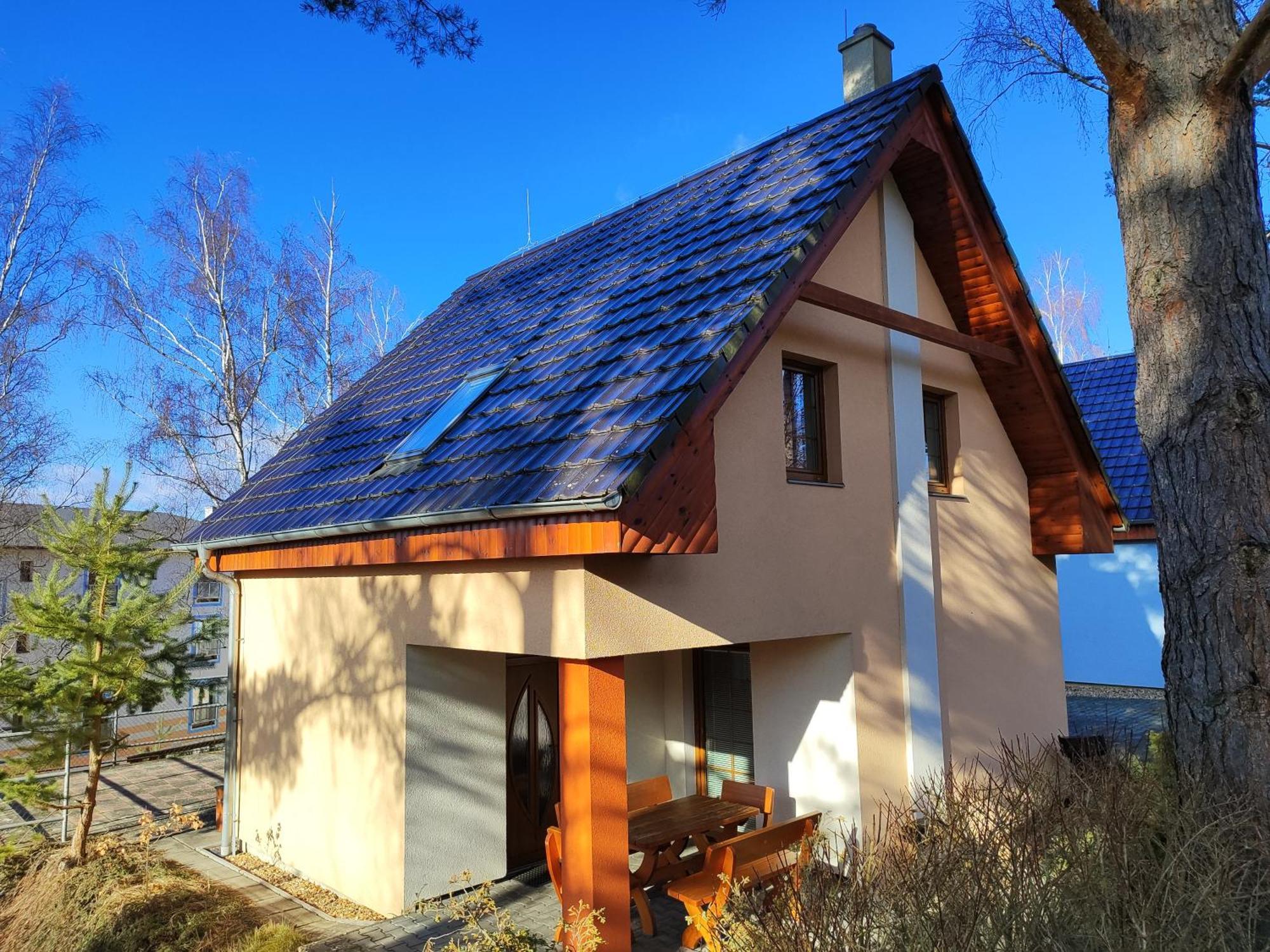 Chaty Kolodeje - Ubytovani U Reky V Soukromem Arealu-Orange Kolodeje nad Luznici Esterno foto