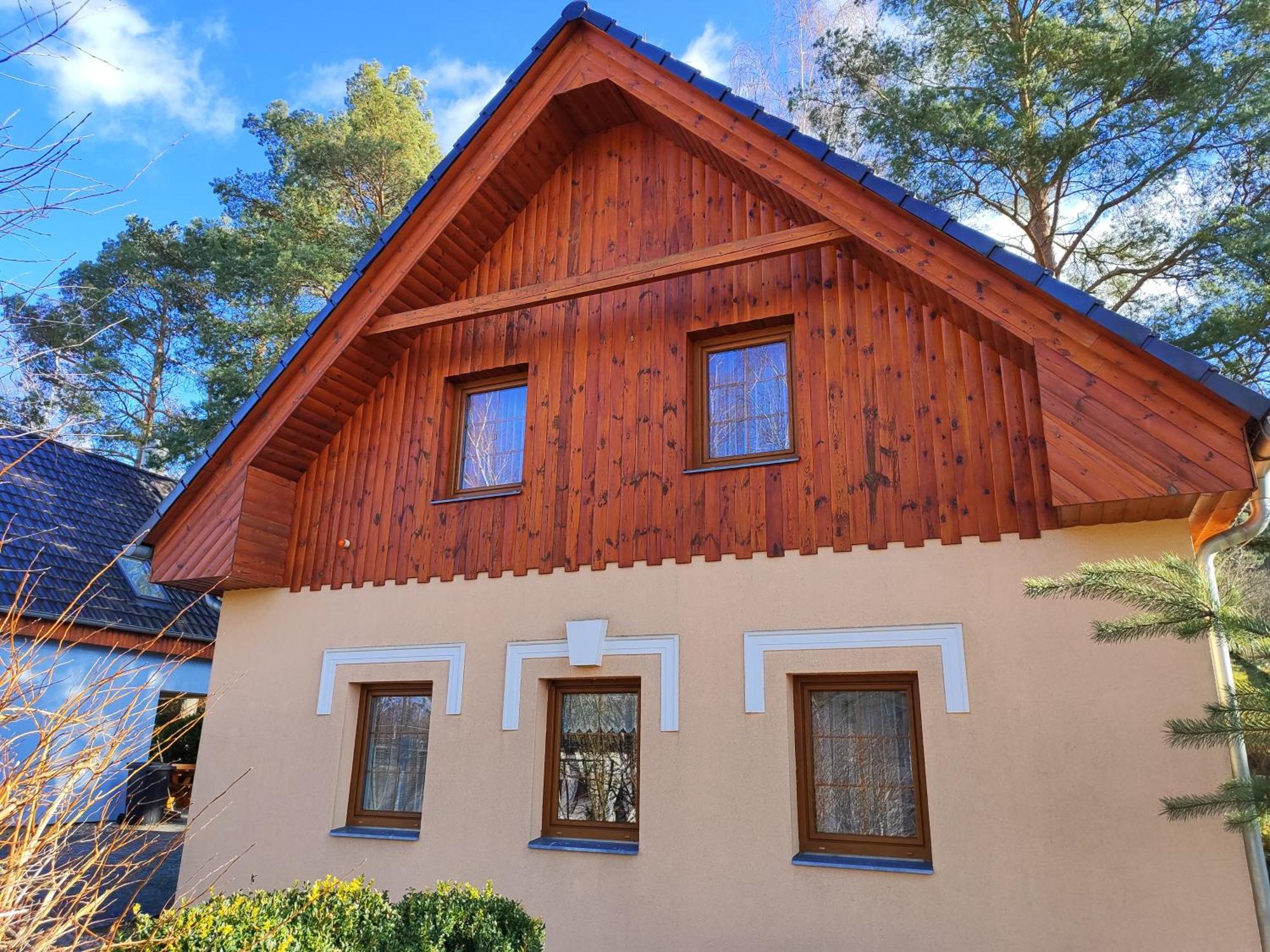 Chaty Kolodeje - Ubytovani U Reky V Soukromem Arealu-Orange Kolodeje nad Luznici Esterno foto